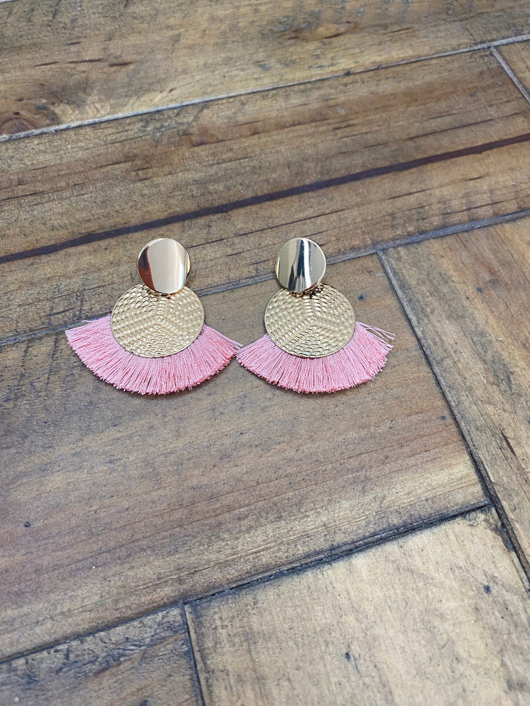 Pink Drop Earrings II