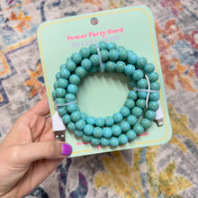 Load image into Gallery viewer, Beaded Phone Chargers USB/USB-C/Lightning