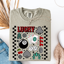 Load image into Gallery viewer, Lucky 7 Collage Graphic Tee