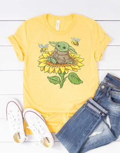 Sunflower Green Baby Graphic Tee