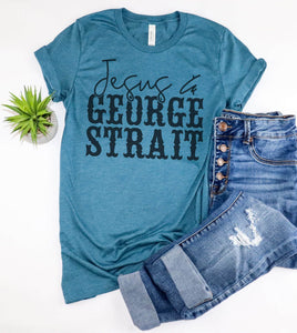 Jesus and George Graphic Tee