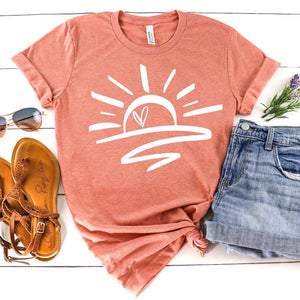Sunset Doodle Graphic Tee