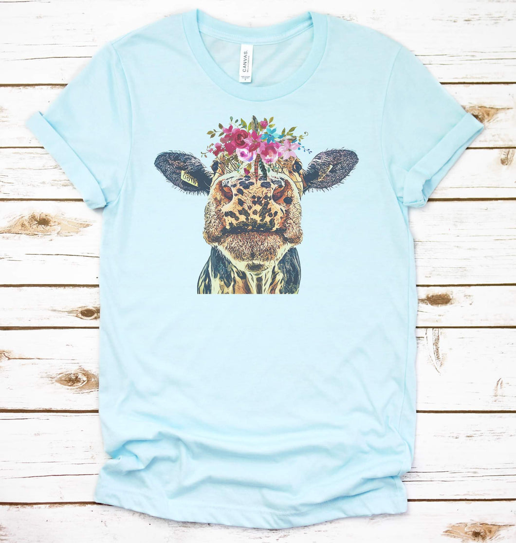 Leopard Cow Graphic Tee