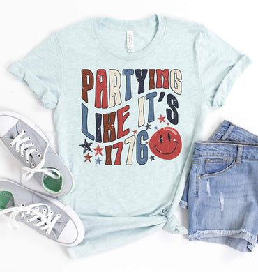 Partying Like It's 1776 Graphic Tee