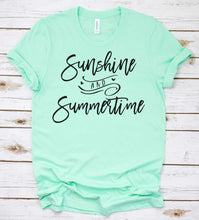 Load image into Gallery viewer, Sunshine and Summertime Graphic Tank