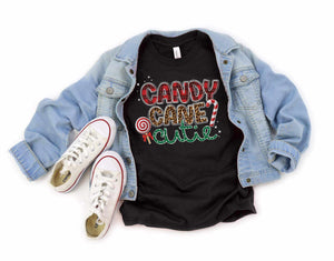Candy Cane Cutie Graphic Tee
