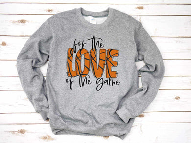 For the Love of the Game Basketball Graphic Tee
