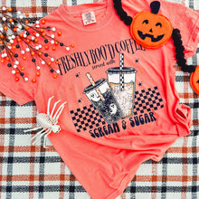 Load image into Gallery viewer, Freshly Boo’d Coffee Soft Graphic Tee