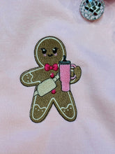 Load image into Gallery viewer, Lady Gingerbread Embroidered Sweatshirt