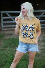 Load image into Gallery viewer, Cowprint Mama Square Graphic Tee