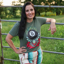 Load image into Gallery viewer, 8 Ball Cactus Graphic Tee