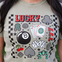 Load image into Gallery viewer, Lucky 7 Collage Graphic Tee
