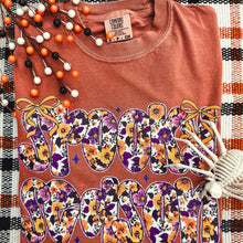 Load image into Gallery viewer, Floral Spooky Season Words Soft Graphic Tee