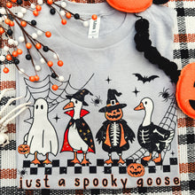 Load image into Gallery viewer, Just A Spooky Goose Soft Graphic Tee