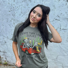 Load image into Gallery viewer, Stay In Your Lane Graphic Tee
