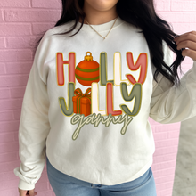 Load image into Gallery viewer, Holly Jolly (Custom Name) Graphic Crewneck