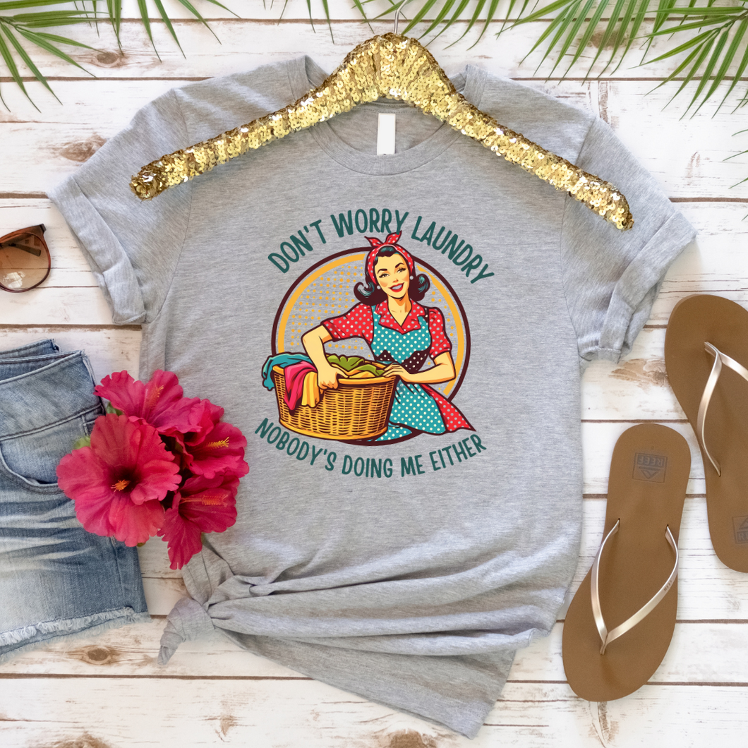 Don't Worry Laundry Graphic Tee