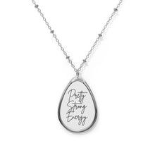 Load image into Gallery viewer, Pretty Strong Energy Necklace | Motivational Affirmation Jewelry | Inspirational Quote Pendant | Gift for Women