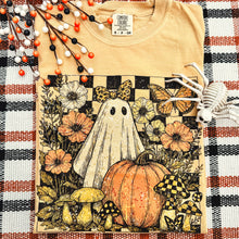 Load image into Gallery viewer, Checker Ghost Floral Soft Graphic Tee