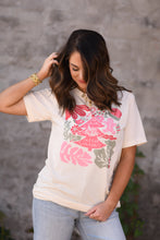 Load image into Gallery viewer, Merry Christmas Floral Tee