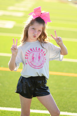 Cheerleader Smiley Tee