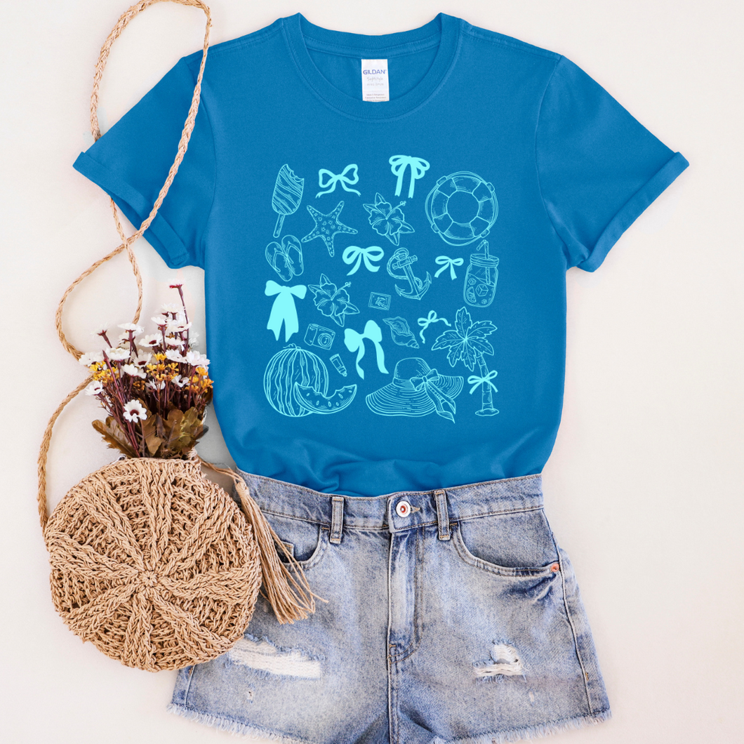 Beach Day Essentials Graphic Tee