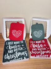 Load image into Gallery viewer, Holiday Gift Box Sets - Apron and Pot Holder