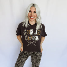 Load image into Gallery viewer, Leopard God Is Good Graphic Tee D-1083