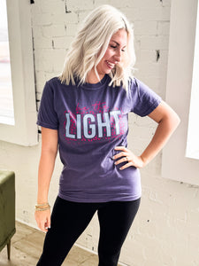 Be The Light Leopard Graphic Tee