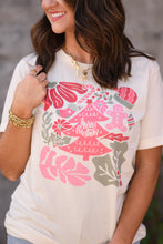 Load image into Gallery viewer, Merry Christmas Floral Tee