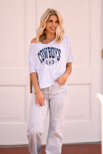 Load image into Gallery viewer, Cowboys DC Slouchy V Neck Tee