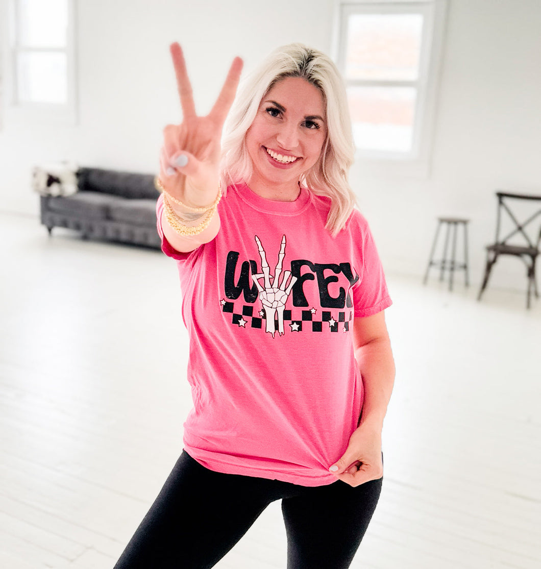 Peace Sign Wifey Graphic Tee