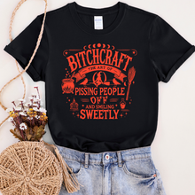 Load image into Gallery viewer, Bitchcraft Orange Graphic Tee
