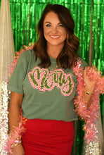 Load image into Gallery viewer, Merry Glitter Polka Dots Tee