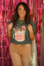 Load image into Gallery viewer, Merry &amp; Bright Gingerbread Mug Tee