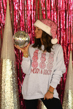 Load image into Gallery viewer, Merry And Bright Disco Snowman Tee/Sweatshirt