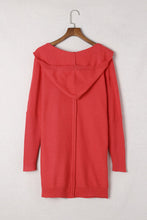 Load image into Gallery viewer, River Trimmed Batwing Sleeve Hooded Cardigan