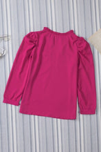 Load image into Gallery viewer, V Neck Bubble Sleeve Top