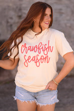 Load image into Gallery viewer, Crawfish Season Faux Tinsel tee