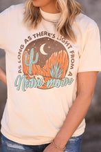 Load image into Gallery viewer, As Long As There’s Light From A Neon Moon tee