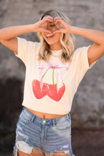 Load image into Gallery viewer, Bow Cherries Tee