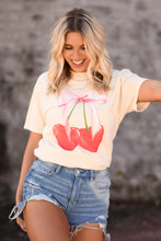 Load image into Gallery viewer, Bow Cherries Tee