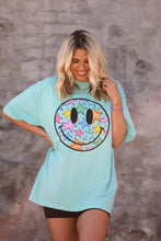 Load image into Gallery viewer, Neon Star Smiley Tee