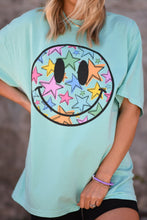 Load image into Gallery viewer, Neon Star Smiley Tee