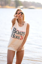 Load image into Gallery viewer, Boats &amp; Hoes Tank/Tee- Red, White &amp; Blue Version