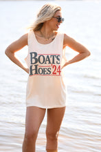 Load image into Gallery viewer, Boats &amp; Hoes Tank/Tee- Red, White &amp; Blue Version