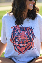 Load image into Gallery viewer, Orange And Navy Tiger Tee