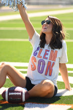 Load image into Gallery viewer, Clemson Colorblock Tee