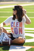 Load image into Gallery viewer, Clemson Colorblock Tee