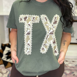Custom Camo State Tee Graphic Tee